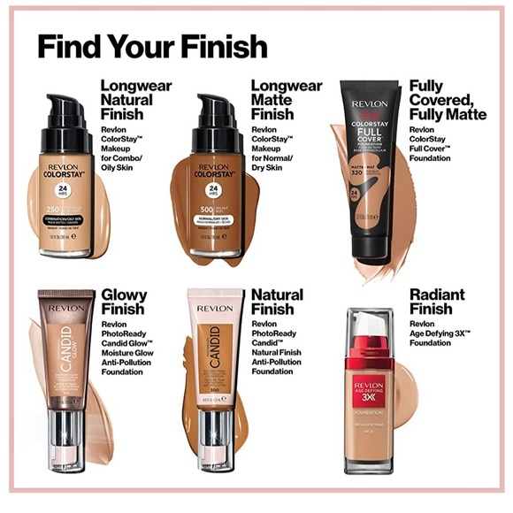 NWT Set of 2 - 390 Tan Revlon ColorStay Full Cover Longwear Matte Foundation - Picture 6 of 8